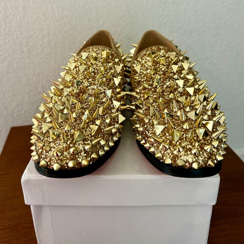 Gold Studded Men's  Loafers